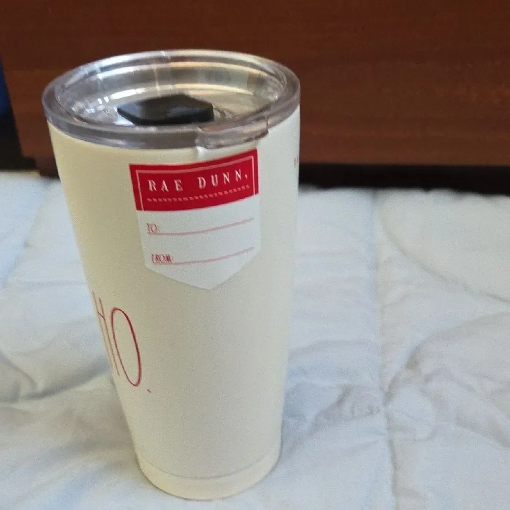 Rae Dunn Red and White Christmas Tumbler